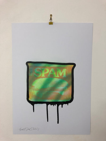 Junk Mail dripper Print - BARRIE J DAVIES IS AN ARTIST