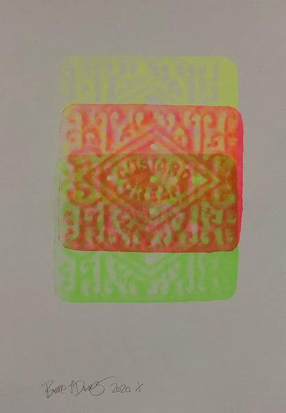 Disco Biscuit Print - BARRIE J DAVIES IS AN ARTIST