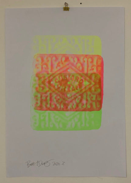Disco Biscuit Print - BARRIE J DAVIES IS AN ARTIST