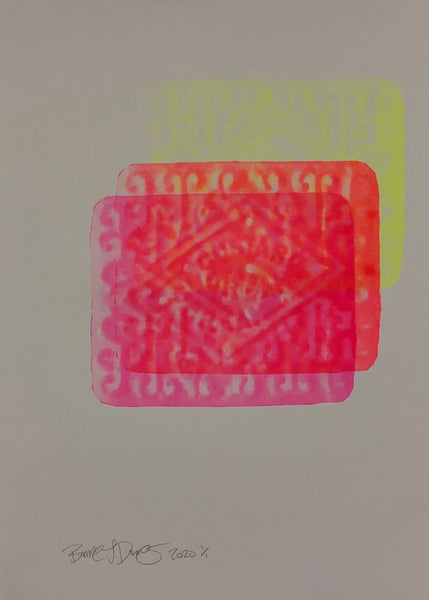 Disco Biscuit Print - BARRIE J DAVIES IS AN ARTIST