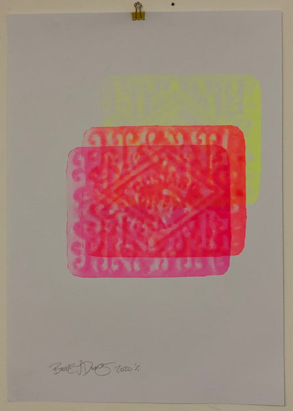 Disco Biscuit Print - BARRIE J DAVIES IS AN ARTIST