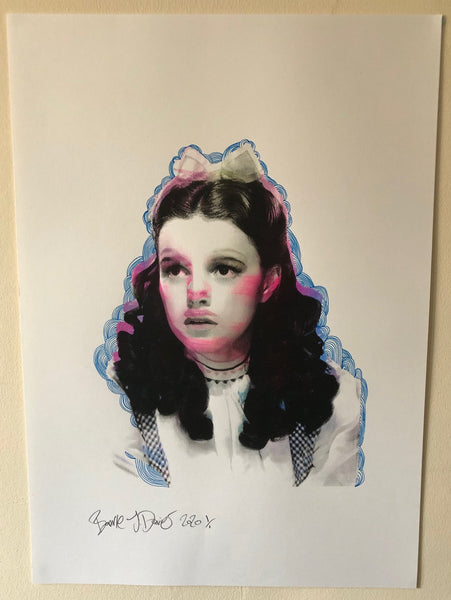 Doodle Dorothy Print - BARRIE J DAVIES IS AN ARTIST