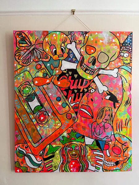 Buy Fizzy make me feel good by Barrie J Davies 2015, Fun Colourful Pop Art Street Artist based in Brighton. Art For sale online with free delivery worldwide.