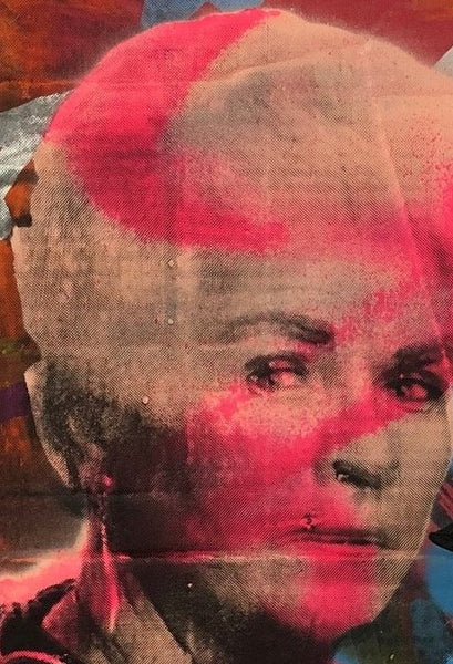 Frankly Pat painting - BARRIE J DAVIES IS AN ARTIST