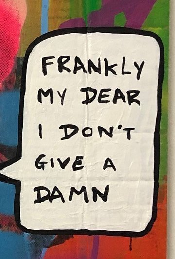 Frankly Pat painting - BARRIE J DAVIES IS AN ARTIST