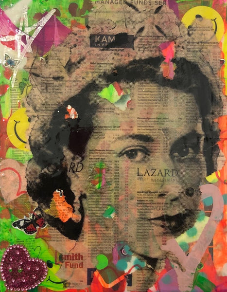 FT Queen painting - BARRIE J DAVIES IS AN ARTIST