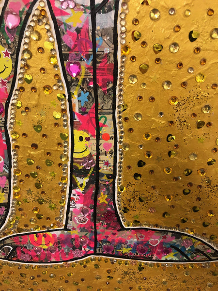 In the pink Painting - BARRIE J DAVIES IS AN ARTIST