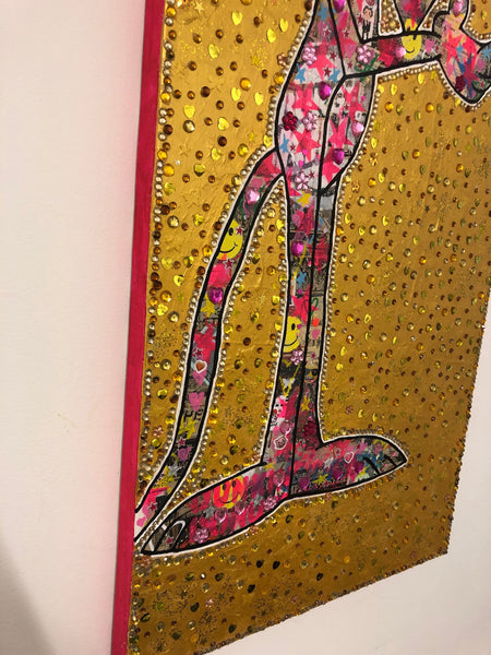 In the pink Painting - BARRIE J DAVIES IS AN ARTIST