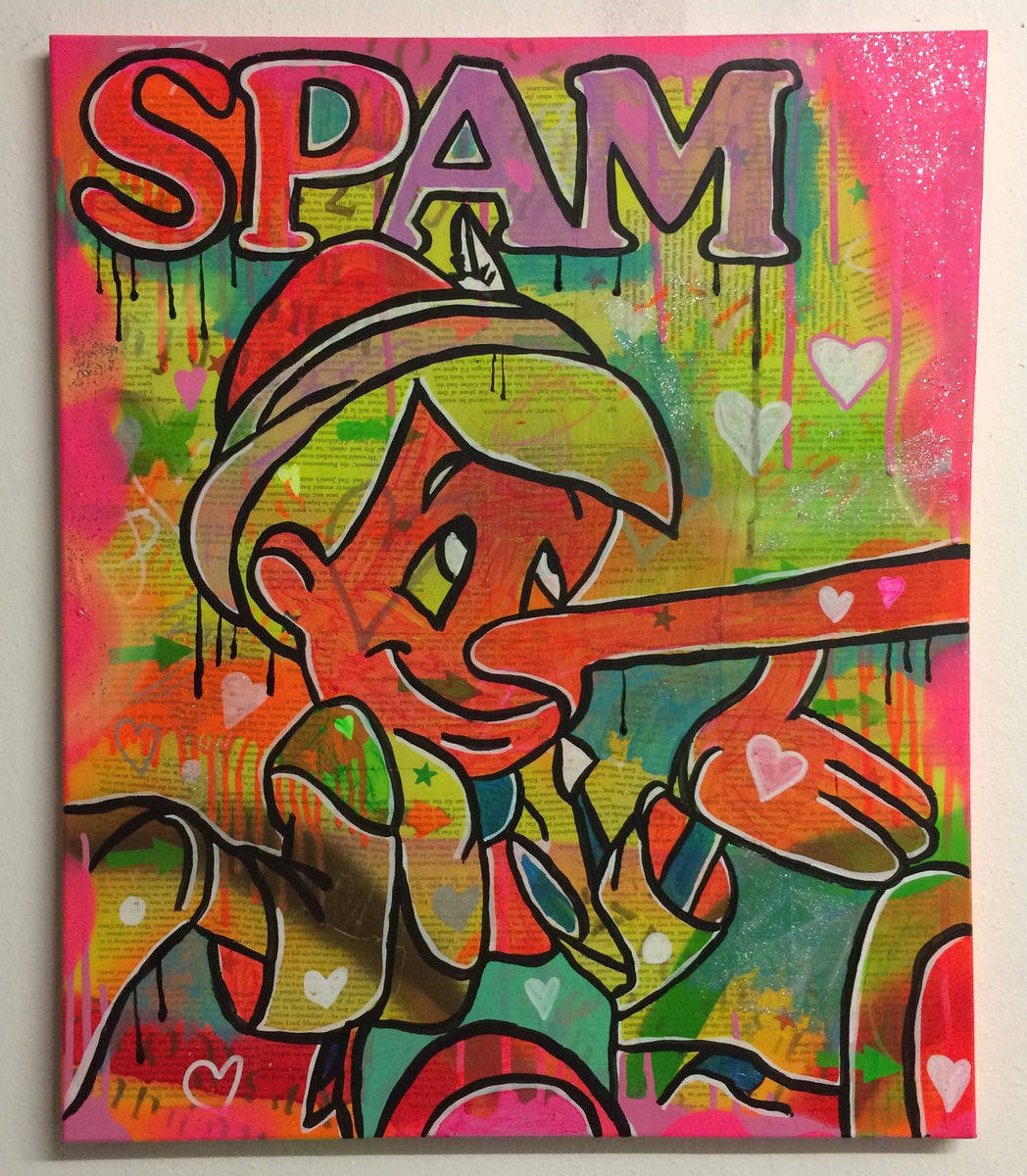 Keep cosmic trigger happy Painting – BARRIE J DAVIES