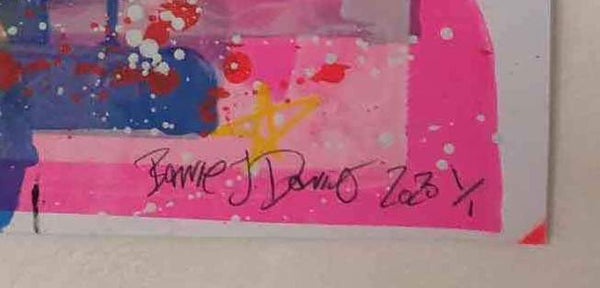 Mash Up Happy Trip Print - BARRIE J DAVIES IS AN ARTIST