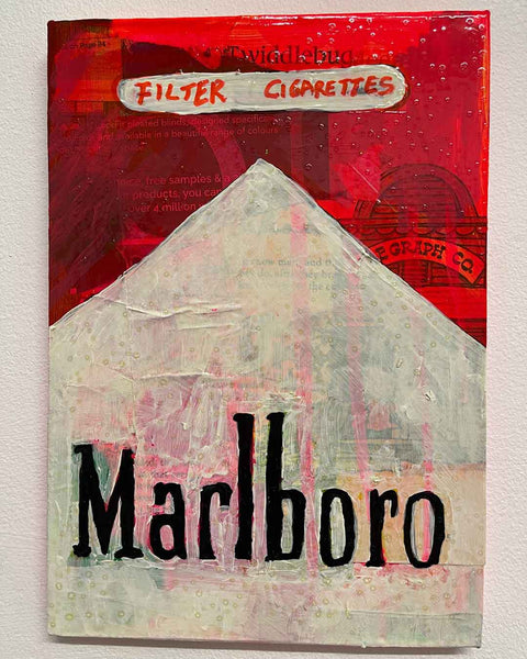 Pack of twenty Painting by Barrie J Davies 2022, Mixed media on Canvas, 21cm x 29cm, Unframed and ready to hang.