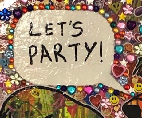 Party Time Painting - BARRIE J DAVIES IS AN ARTIST