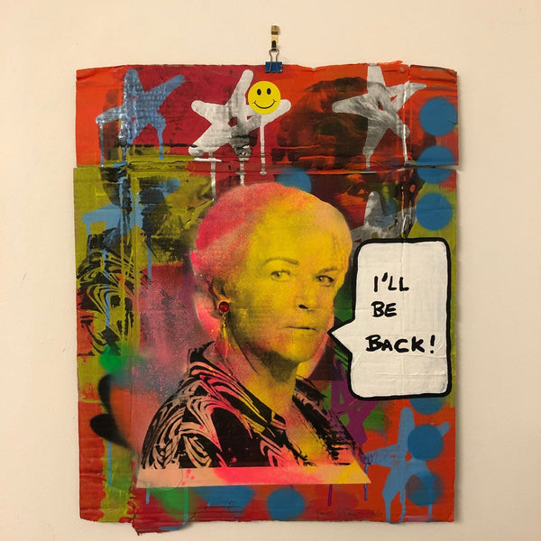 Pat will be Back Painting - BARRIE J DAVIES IS AN ARTIST