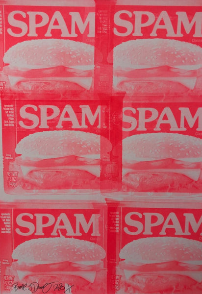 Red Junk Mail Print - BARRIE J DAVIES IS AN ARTIST