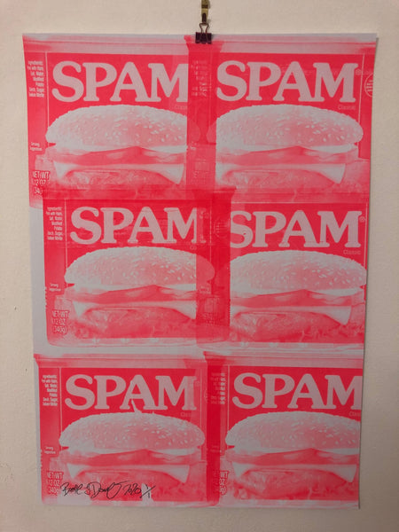 Red Junk Mail Print - BARRIE J DAVIES IS AN ARTIST