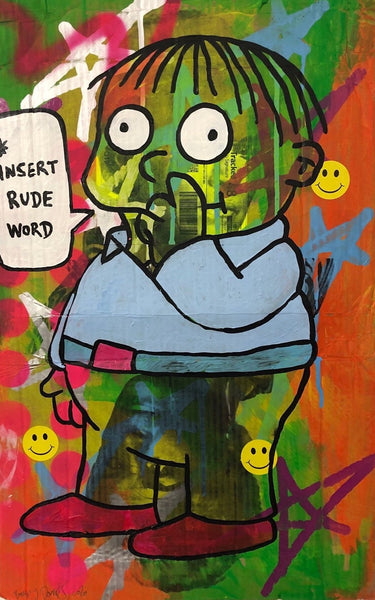 Rude Ralph Painting - BARRIE J DAVIES IS AN ARTIST
