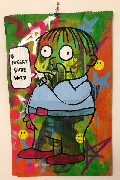 Rude Ralph Painting - BARRIE J DAVIES IS AN ARTIST
