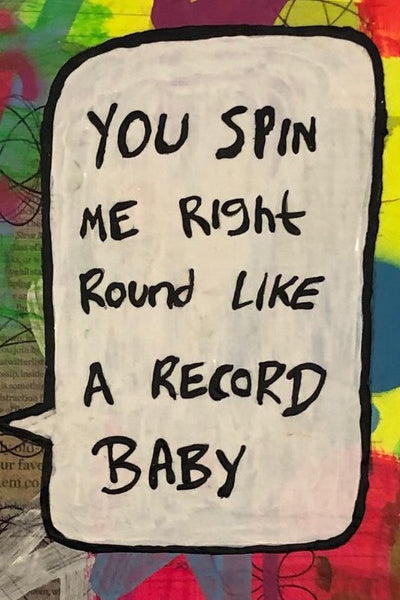 Spin me round Painting - BARRIE J DAVIES IS AN ARTIST