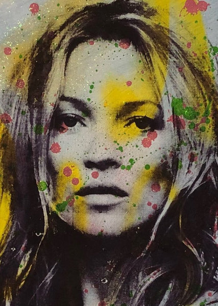 Splattered Super Kate Print - BARRIE J DAVIES IS AN ARTIST