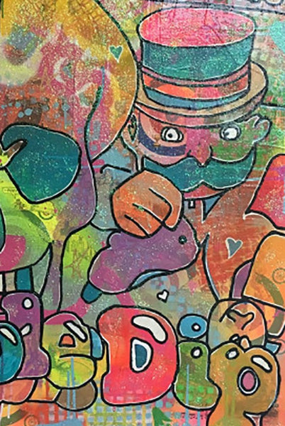 Start me up Painting - BARRIE J DAVIES IS AN ARTIST