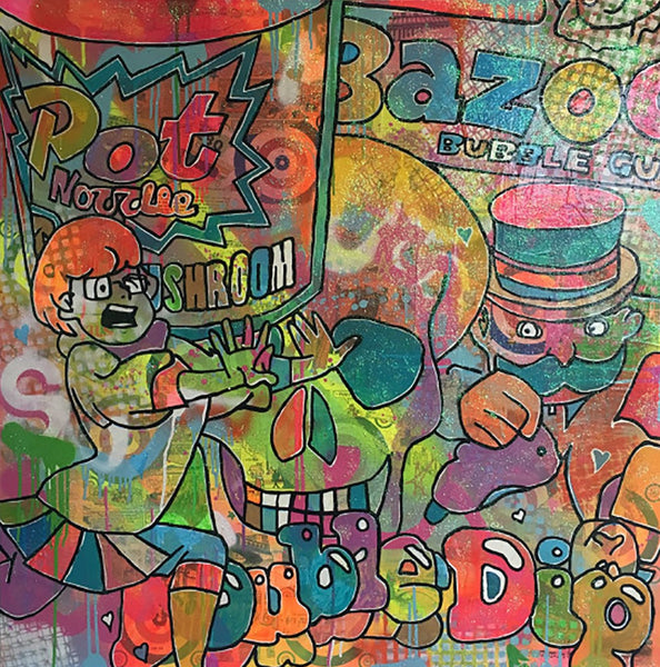 Start me up Painting - BARRIE J DAVIES IS AN ARTIST