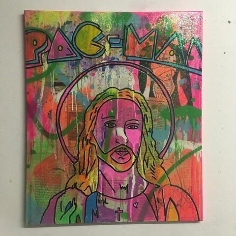 Strange Days Painting - BARRIE J DAVIES IS AN ARTIST