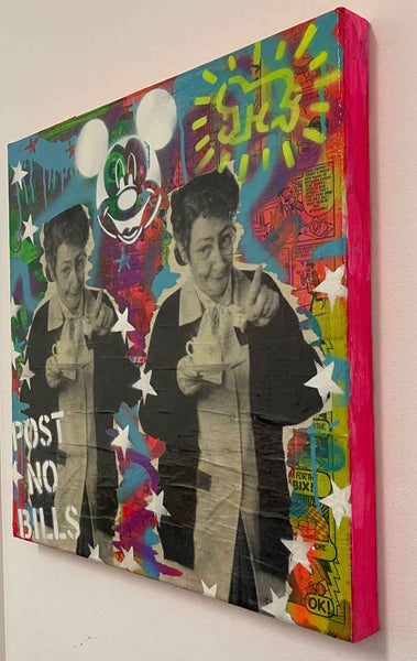 You Will Post no Bills Painting - BARRIE J DAVIES IS AN ARTIST