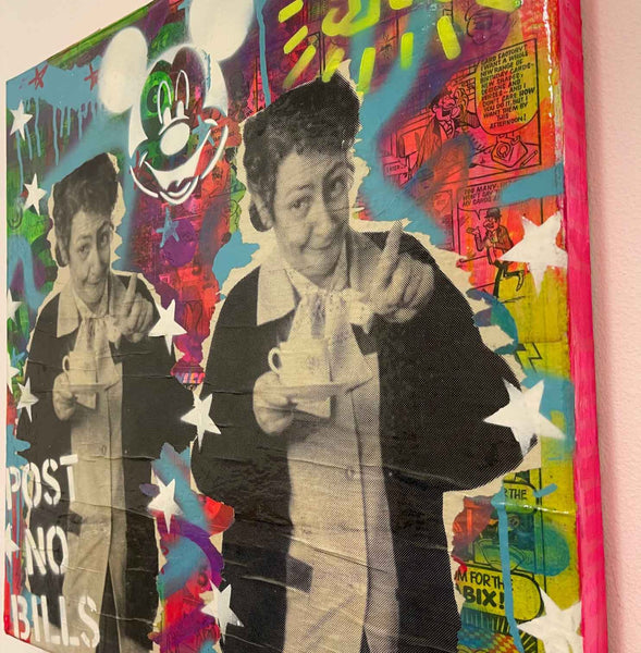 You Will Post no Bills Painting - BARRIE J DAVIES IS AN ARTIST