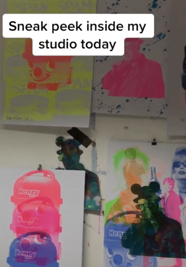 Brighton Urban Pop Artist Barrie J Davies studio tour