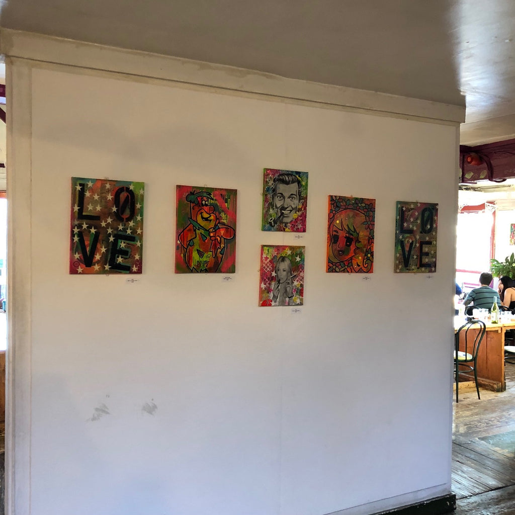 Photos of Mini pops solo Exhibition Liverpool