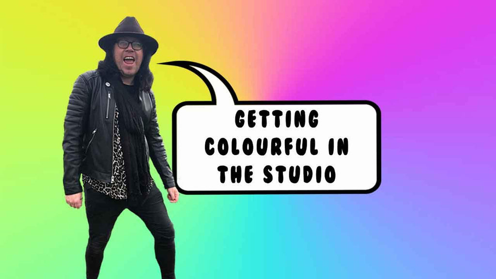 How I make colourful artwork