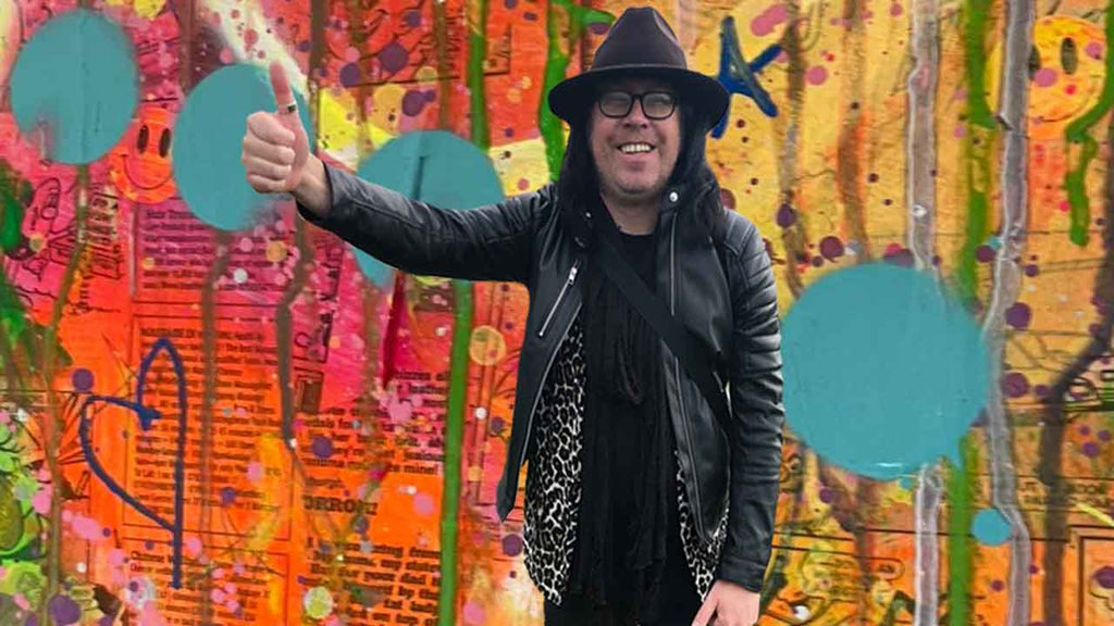 Working on Graffiti pop art backgrounds