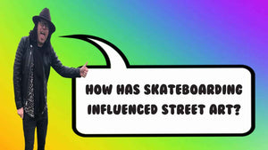 How has skateboarding influenced street art?