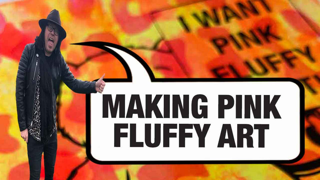 Making Pink Fluffy Art
