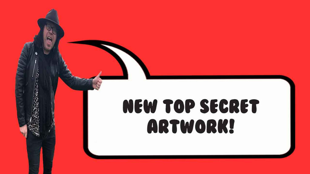New top secret artwork in my Brighton Artist Studio