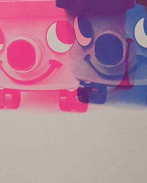 123 Suck it up Print by Barrie J Davies, unframed Silkscreen print on paper (hand finished) edition of 1/1, A2 size 42cm x 59.4cm