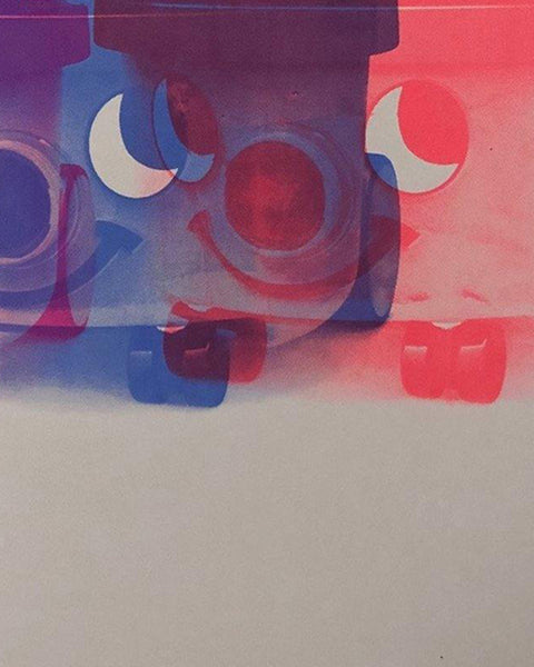 123 Suck it up Print by Barrie J Davies, unframed Silkscreen print on paper (hand finished) edition of 1/1, A2 size 42cm x 59.4cm