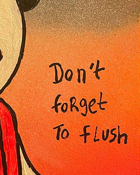 Don't forget to flush Painting