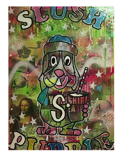 Keep holding out for you Painting by Barrie J Davies, Mixed media on Canvas, 50cm x 70cm, Unframed.