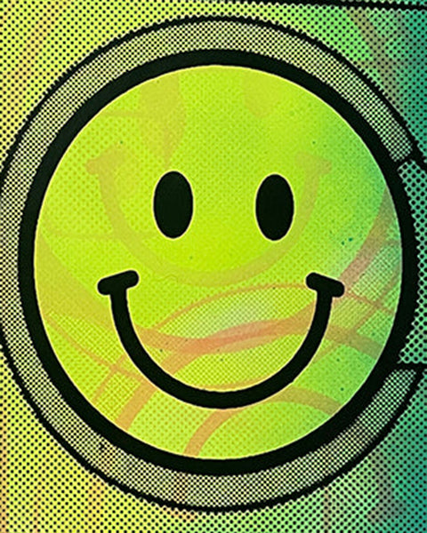 Acid Rinse Print by Barrie J Davies, unframed Silkscreen print on paper (hand finished) edition of 1/1 - A2 size 42cm x 59.4cm.
