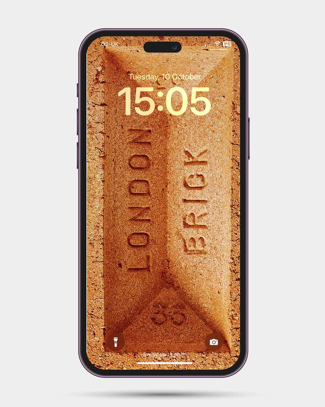Brick Phone wallpaper digital download by Barrie J Davies. Turn your mobile phone into a brick with this wallpaper artwork design. 