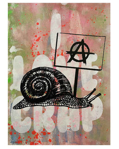 Grounded Slow Punk Crap Print