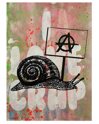 Grounded Slow Punk Crap Print