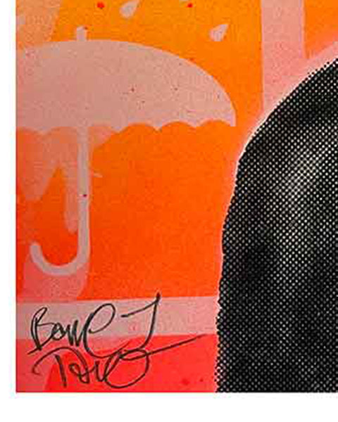 Magic Bored Ape Print by Barrie J Davies, unframed Silkscreen print on paper (hand finished) edition of 1/1, A4 size 29cm x 21cm.