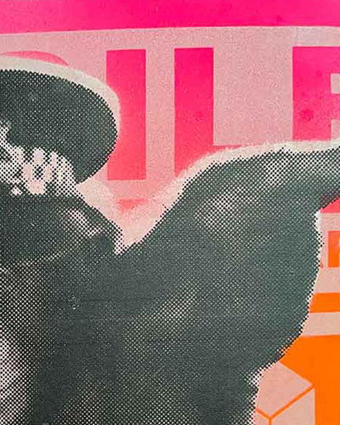 Magic Bored Ape Print by Barrie J Davies, unframed Silkscreen print on paper (hand finished) edition of 1/1, A4 size 29cm x 21cm.