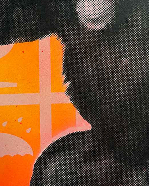 Magic Bored Ape Print by Barrie J Davies, unframed Silkscreen print on paper (hand finished) edition of 1/1, A4 size 29cm x 21cm.