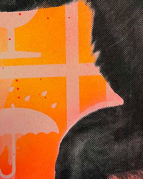 Magic Bored Ape Print by Barrie J Davies, unframed Silkscreen print on paper (hand finished) edition of 1/1, A4 size 29cm x 21cm.