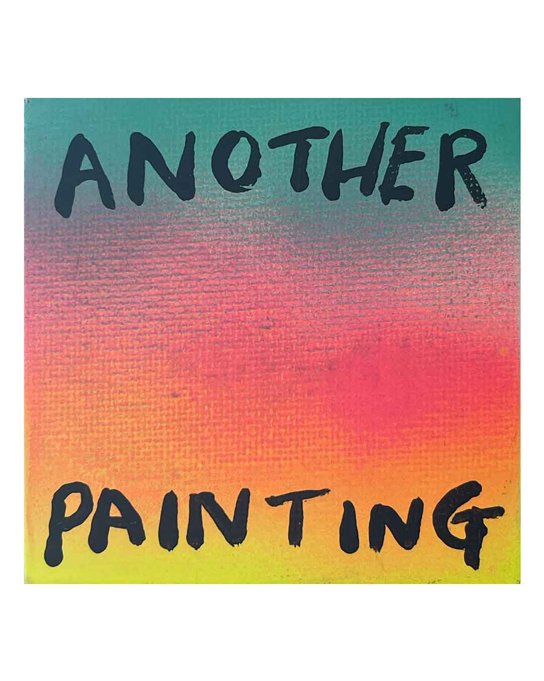 Another Small Painting by Barrie J Davies, Mixed media on canvas, 7cm x 7 cm, unframed and ready to hang.