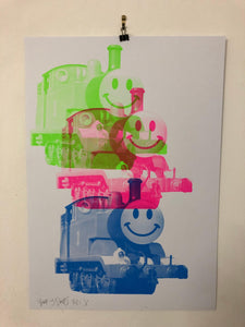 321 Happy Trip Print - BARRIE J DAVIES IS AN ARTIST