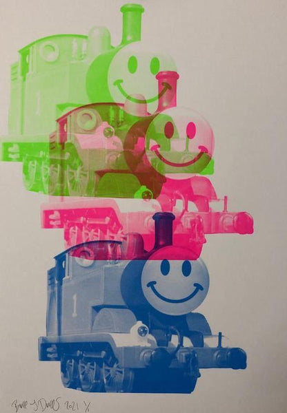 321 Happy Trip Print - BARRIE J DAVIES IS AN ARTIST